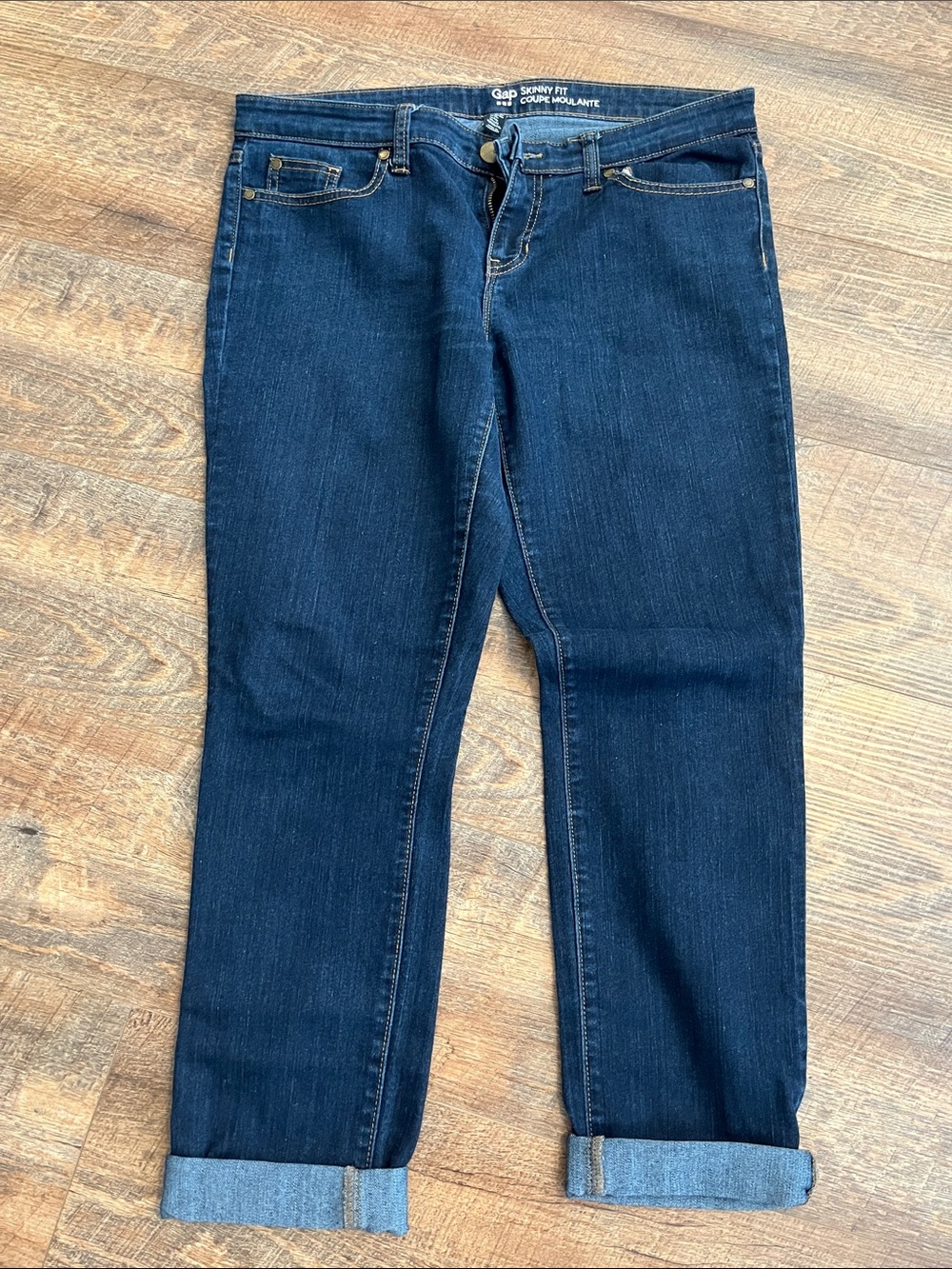 GAP Women's Skinny Jeans in Dark Indigo